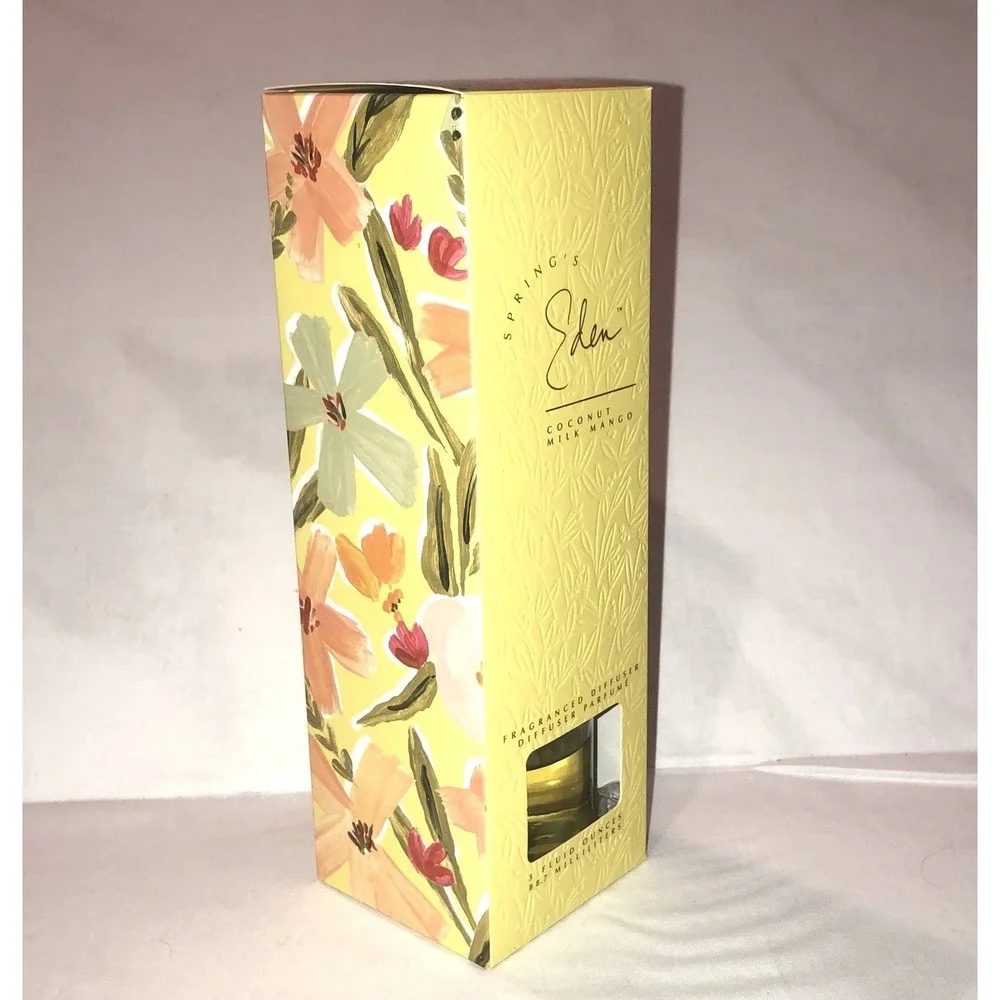 Illume For Anthropologie Springs Eden Fragranced Diffuser Coconut Milk Mango 3oz